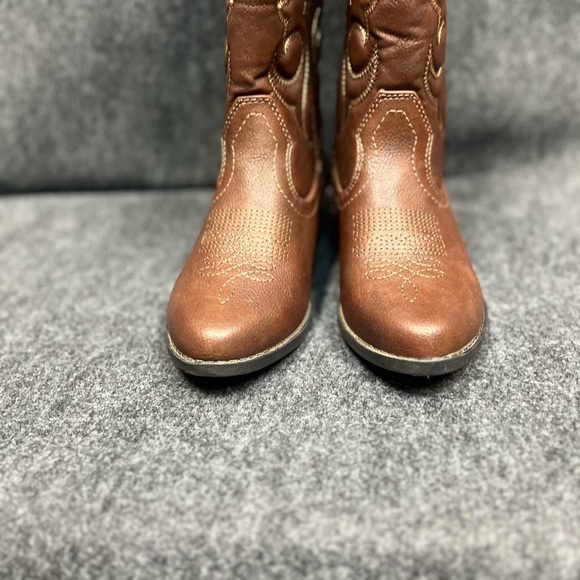 Cat & Jack Kids Montana Zipper Western Boots - Picture 4 of 14